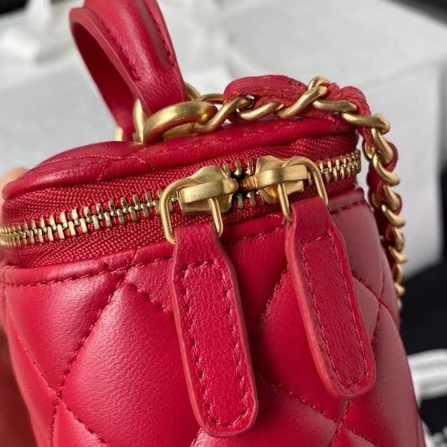 Chanel Original Small classic chain box handbag AP2198 red