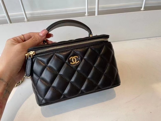 Chanel Original Small classic chain box handbag AP2199 black