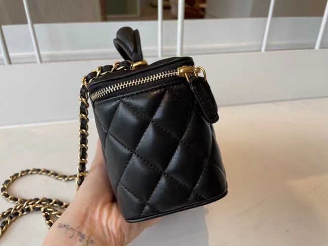 Chanel Original Small classic chain box handbag AP2199 black