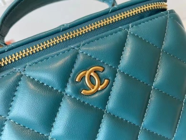 Chanel Original Small classic chain box handbag AP2199 blue