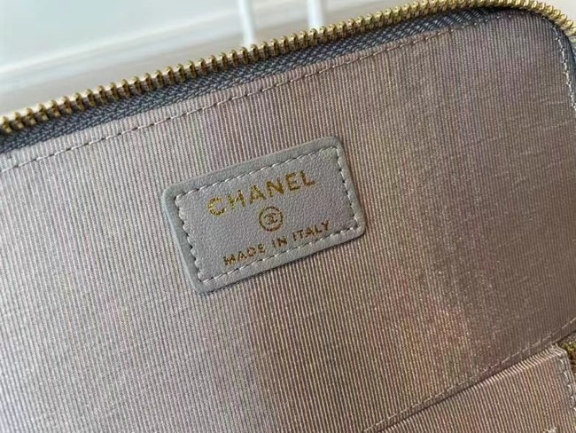 Chanel Original Small classic chain box handbag AP2199 grey