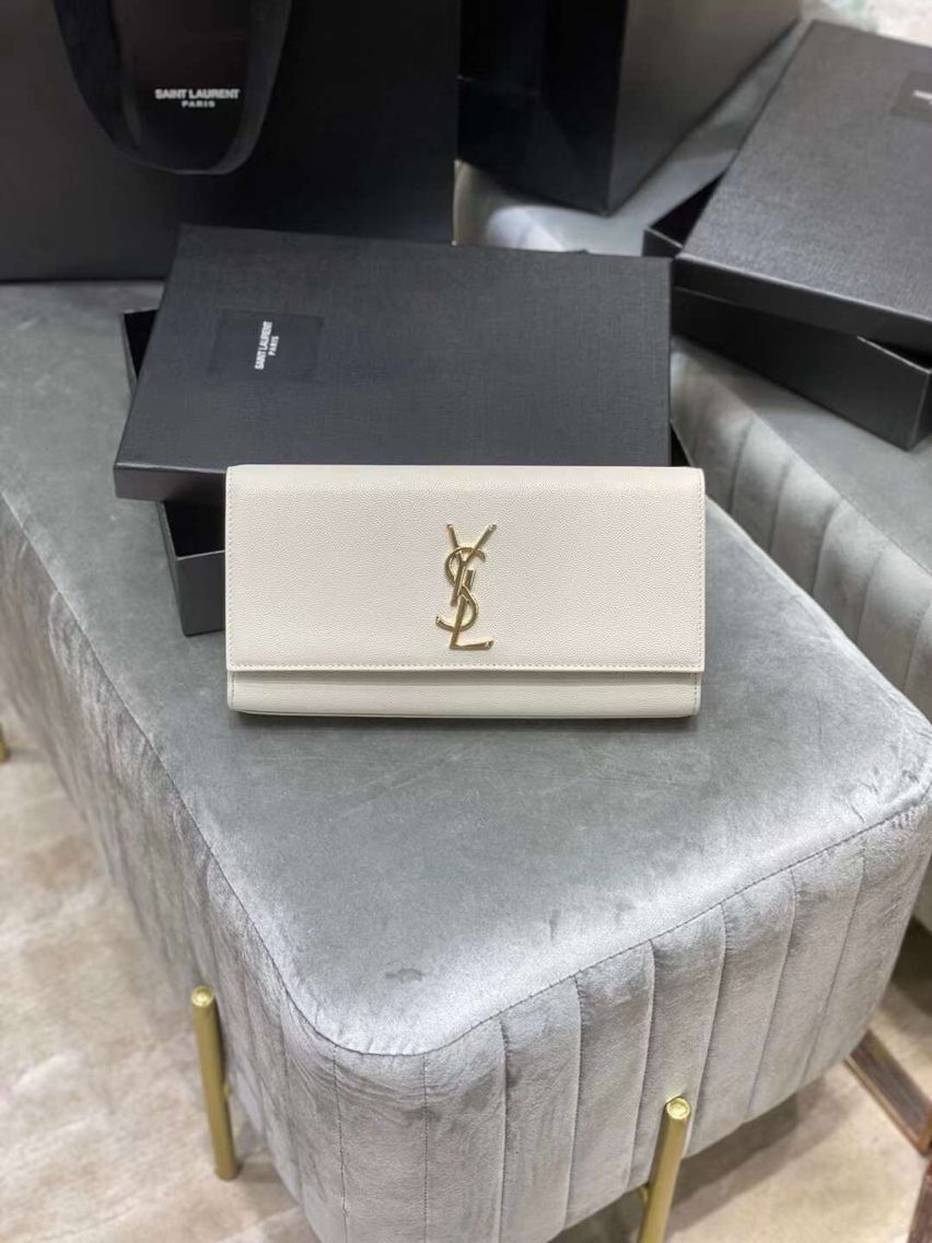 YSL Saint Laurent Medium Kate Bag Y306078 IVORY NATURAL