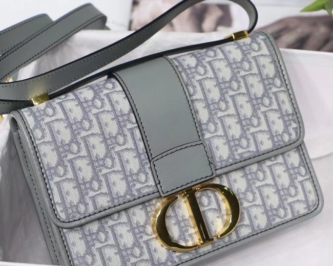 Dior 30 MONTAIGNE BAG Oblique Jacquard M9203UT Gray