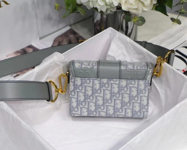 Dior 30 MONTAIGNE BOX BAG Oblique Jacquard M9204UT Gray