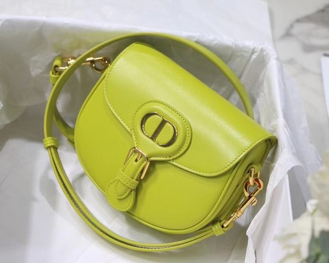 SMALL DIOR BOBBY BAG Box Calfskin M9317U Lemon