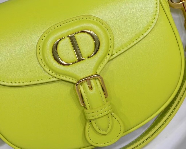 SMALL DIOR BOBBY BAG Box Calfskin M9317U Lemon