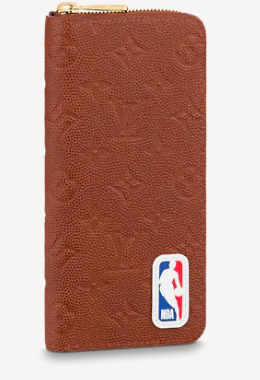 Louis Vuitton LVXNBA ZIPPY WALLET VERTICAL M80548 BROWN