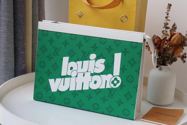 Louis Vuitton POCHETTE VOYAGE MM M61692 GREEN