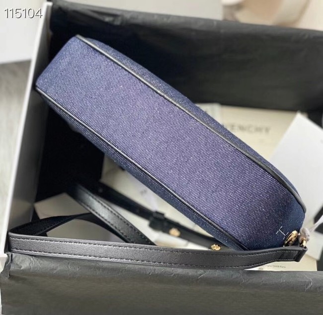 GIVENCHY shoulder bag 1990 dark blue