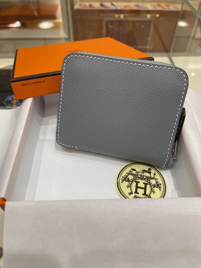 Hermes Constance Wallets espom leather H2298 dark grey