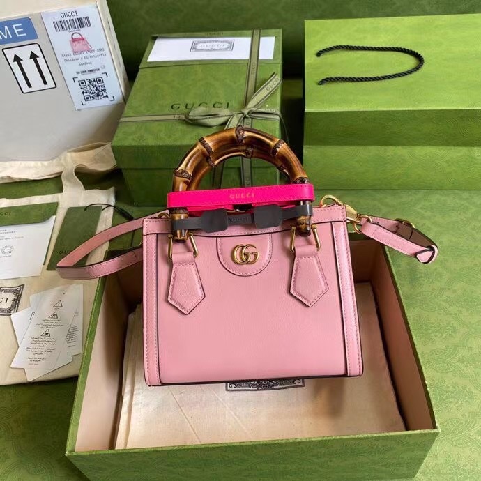 Gucci Diana mini tote bag 655661 pink