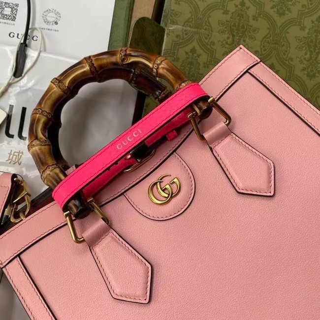 Gucci Diana small tote bag 660195 pink