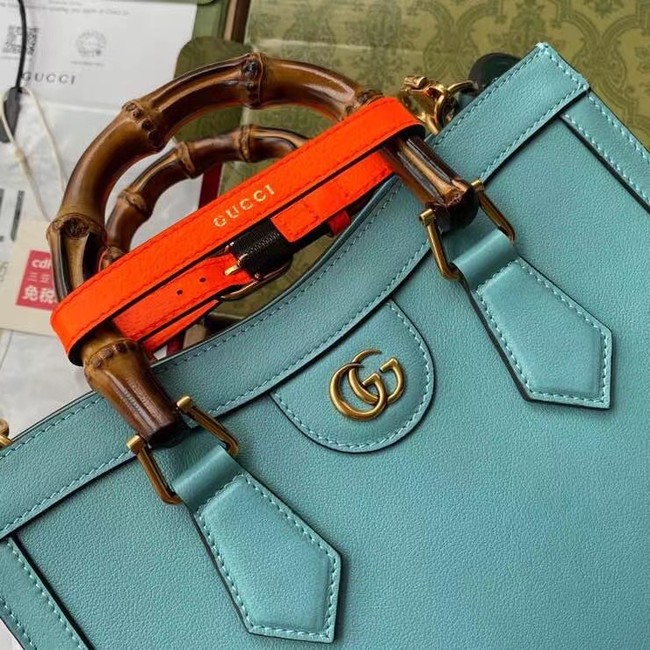 Gucci Diana small tote bag 660195 sky blue