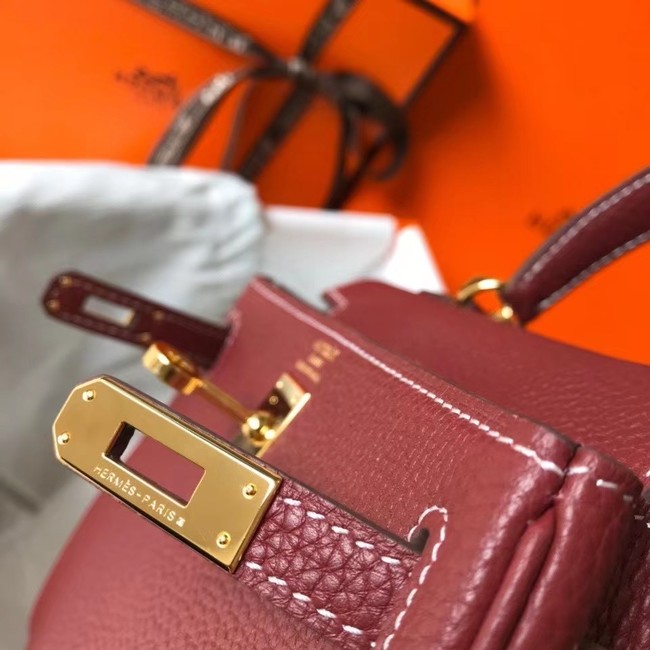 Hermes Birkin Togo Leather 22590 Burgundy