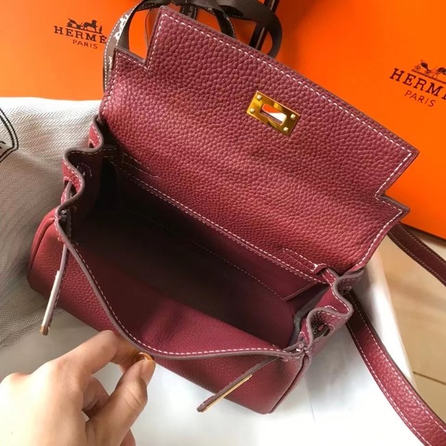 Hermes Birkin Togo Leather 22590 Burgundy