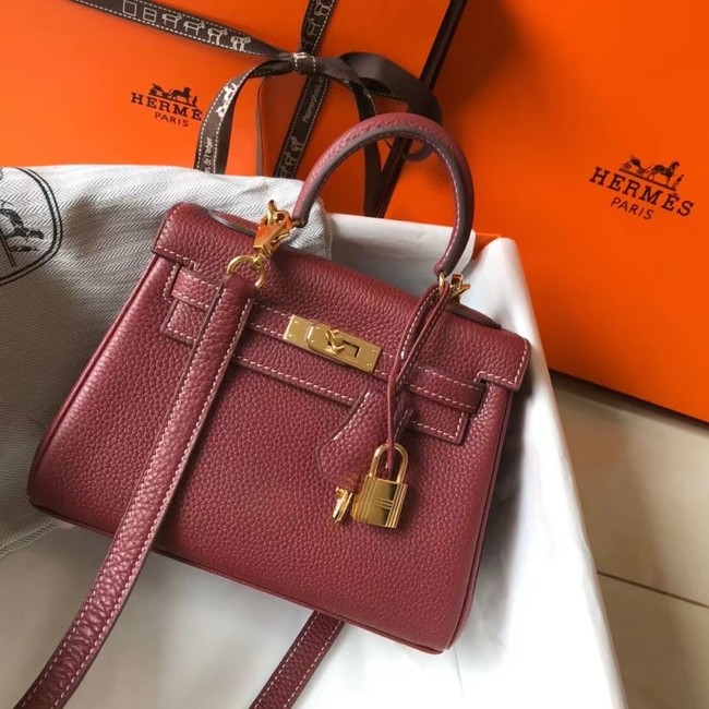 Hermes Birkin Togo Leather 22590 Burgundy