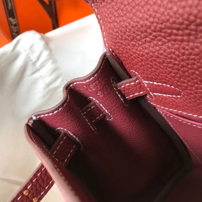 Hermes Birkin Togo Leather 22590 Burgundy