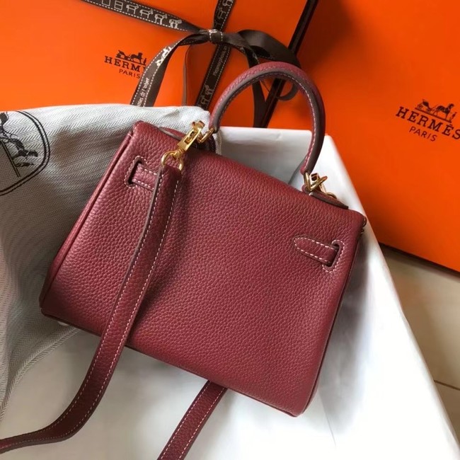 Hermes Birkin Togo Leather 22590 Burgundy