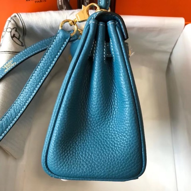 Hermes Birkin Togo Leather 22590 blue