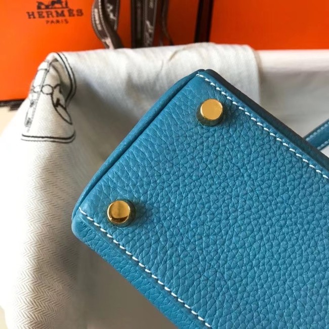 Hermes Birkin Togo Leather 22590 blue