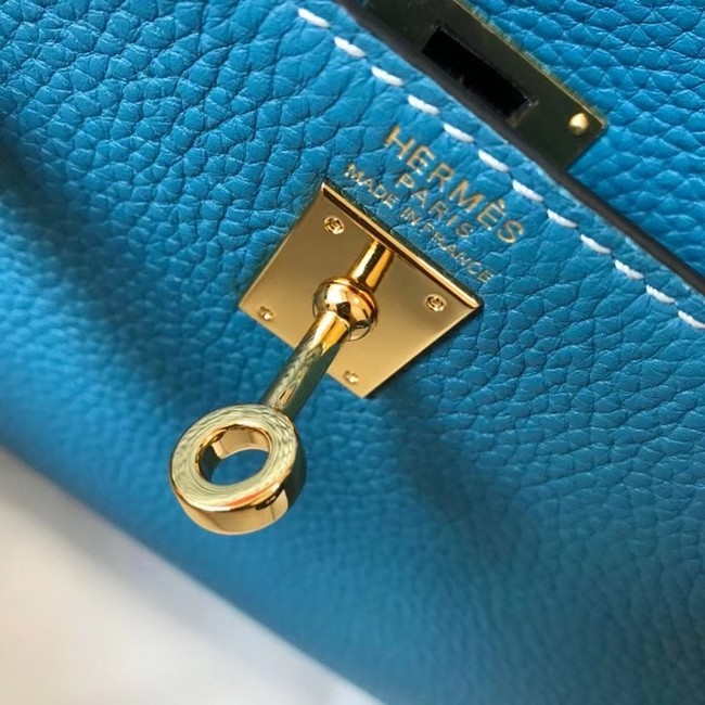 Hermes Birkin Togo Leather 22590 blue