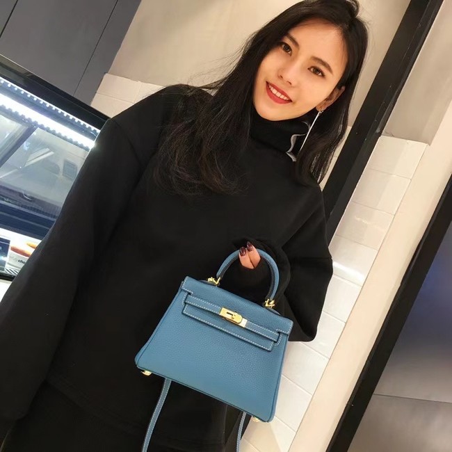 Hermes Birkin Togo Leather 22590 blue