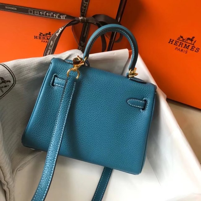 Hermes Birkin Togo Leather 22590 blue