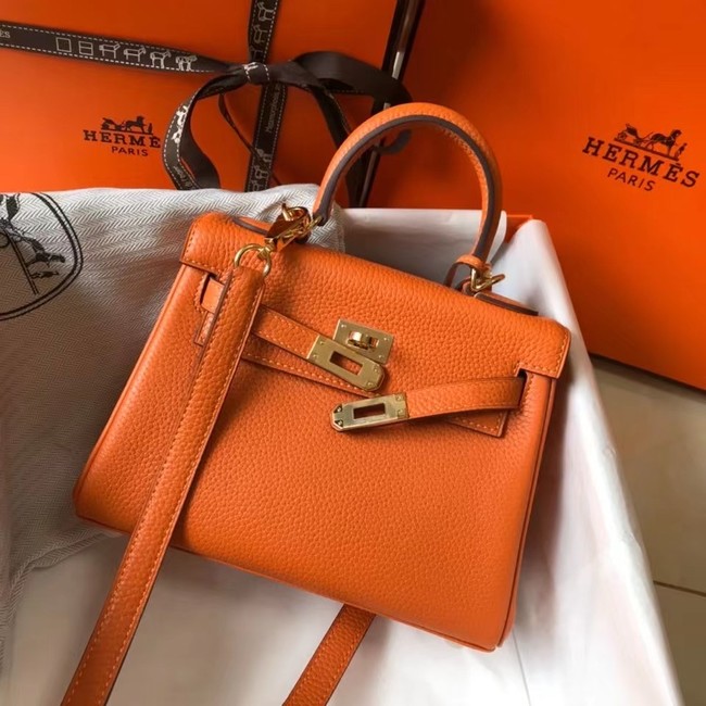 Hermes Birkin Togo Leather 22590 orange
