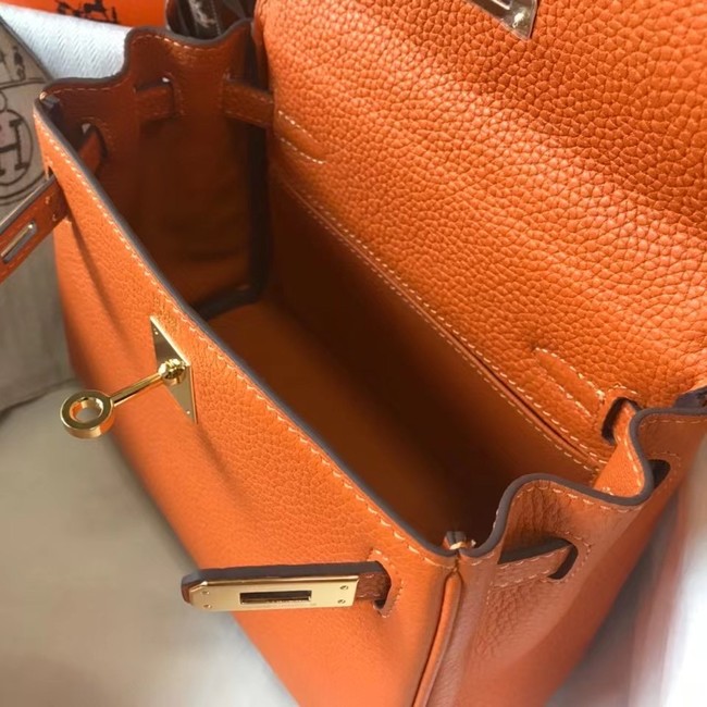 Hermes Birkin Togo Leather 22590 orange