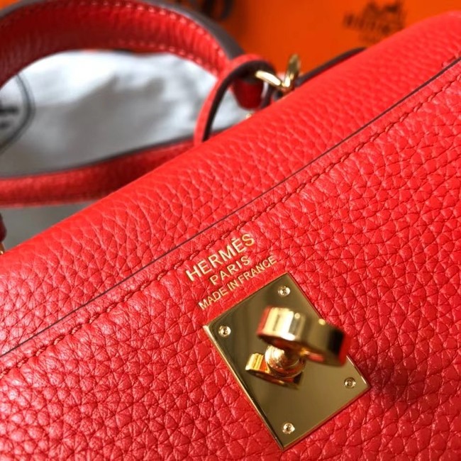 Hermes Birkin Togo Leather 22590 red