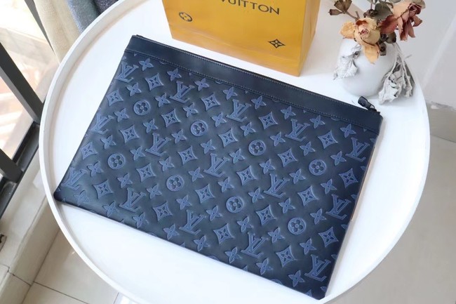 Louis Vuitton DISCOVERY POCHETTE GM M80425 Navy Blue