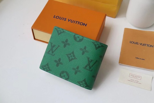 Louis Vuitton MULTIPLE WALLET M80850 green