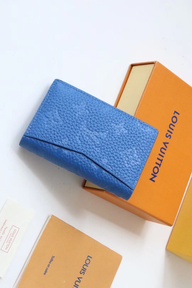 Louis Vuitton POCKET ORGANIZER M80585 blue