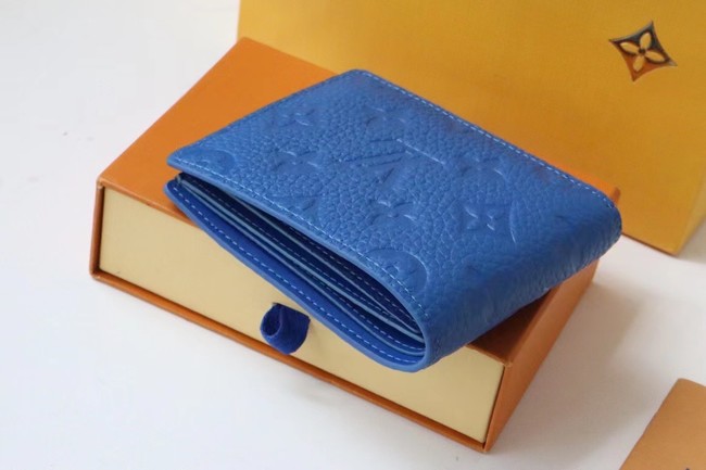 Louis Vuitton SLENDER WALLET M80590 blue