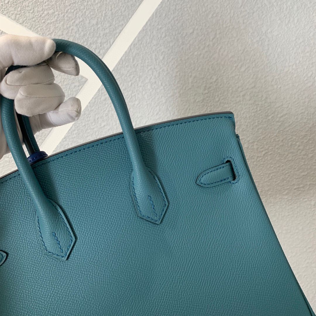 Hermes Birkin 25CM Epsom Bag Original Leather H25E Dark Green