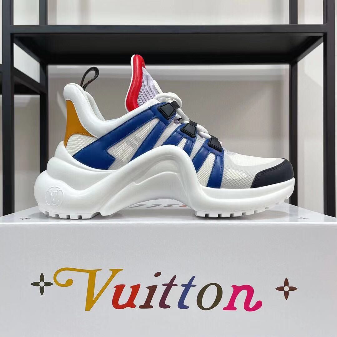 Louis Vuitton Sports Shoes LV6539 Blue&Red&Brown&Black