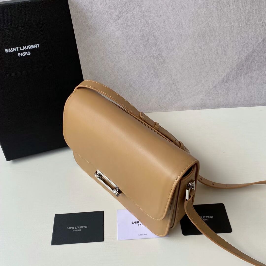 Yves Saint Laurent Calf leather cross-body bag Y357624 BROWN GOLD