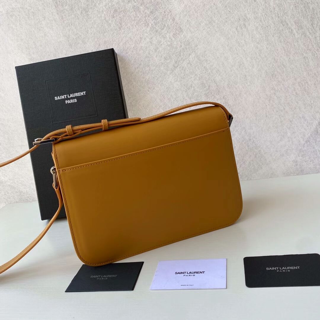 Yves Saint Laurent Calf leather cross-body bag Y357624 MUSTARD