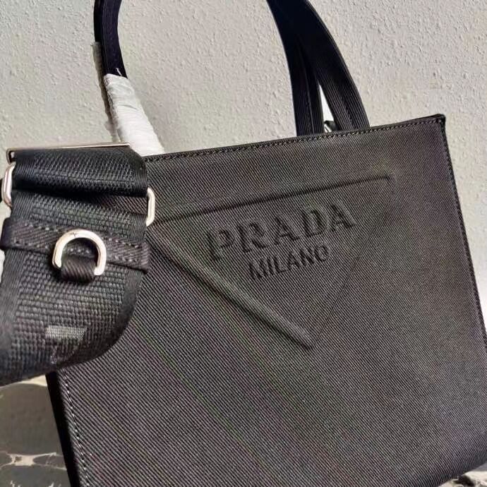 Prada Drill tote bag 1BG382 black