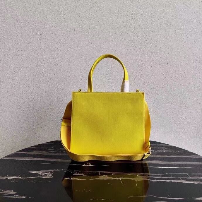 Prada Drill tote bag 1BG382 yellow