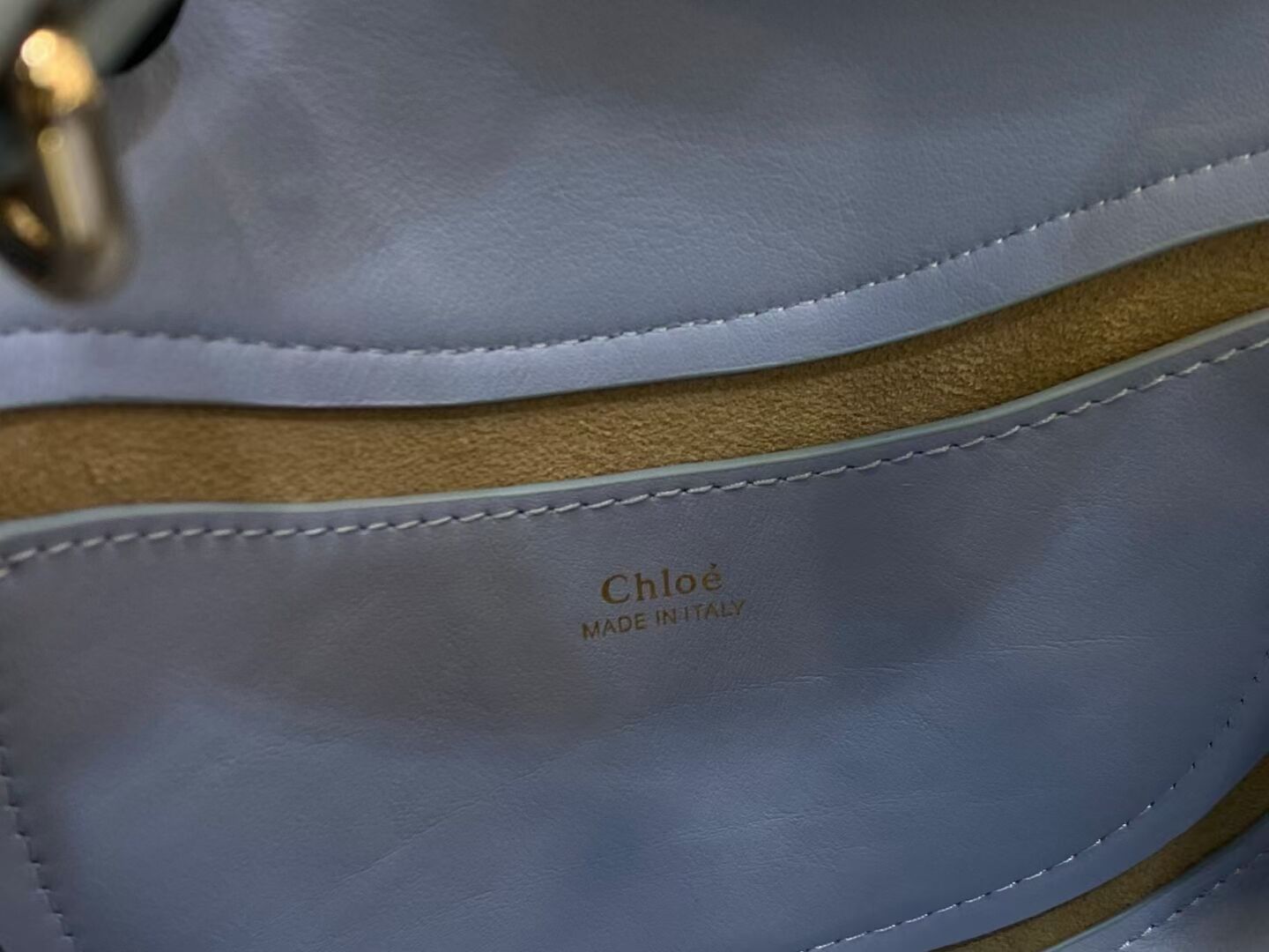 Chloe Original Calfskin Leather Bag 3S1350 sky blue