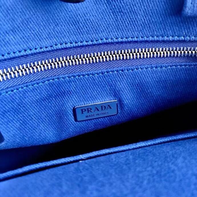 Prada Drill tote bag 1BG382 blue