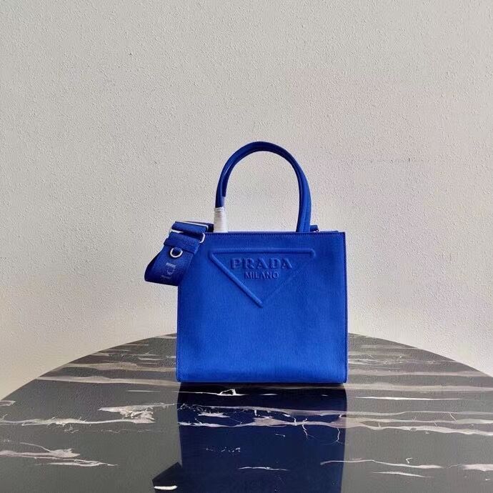 Prada Drill tote bag 1BG382 blue