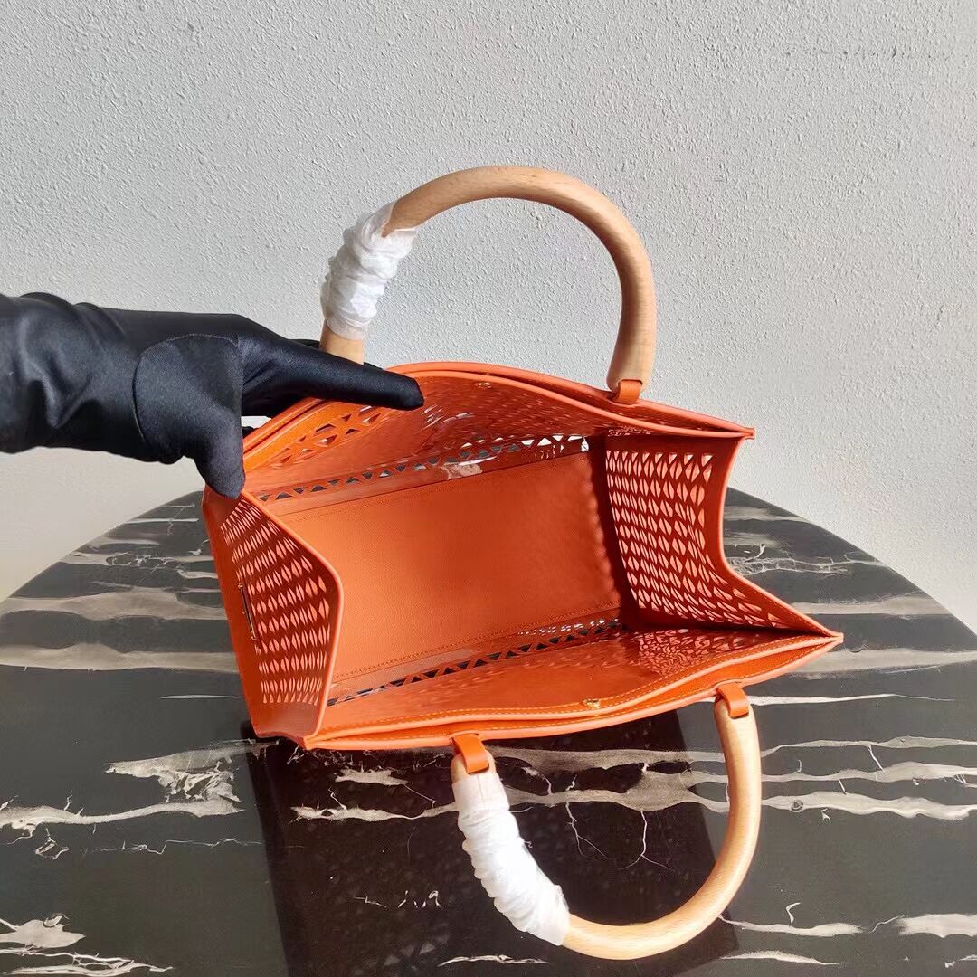 Prada leather tote bag 1AG405 orange