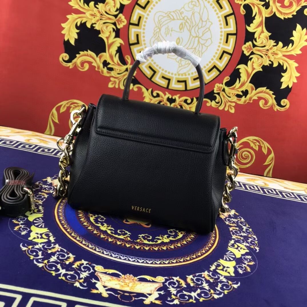 Versace Original Calfskin Leather Bag FS1040 black