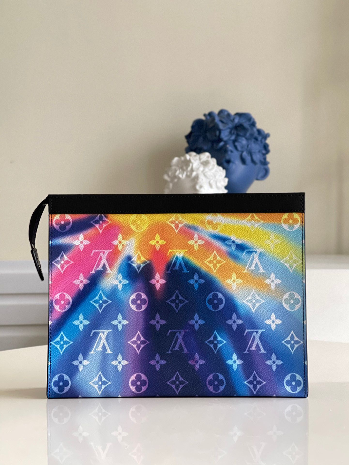 Louis Vuitton Monogram POCHETTE Voyage M61692 Aurora Blue