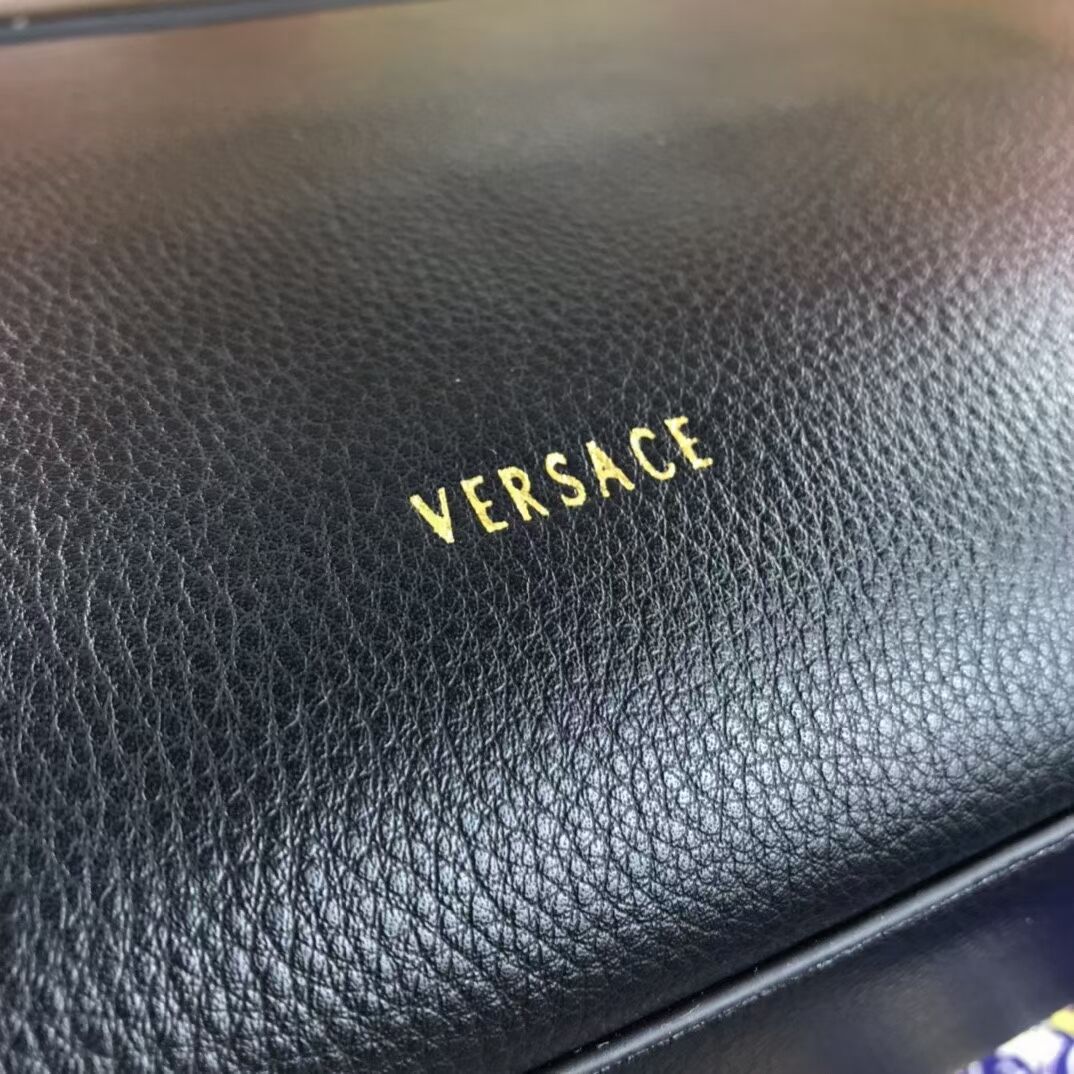 Versace Original large Calfskin Leather Bag FS1042 black