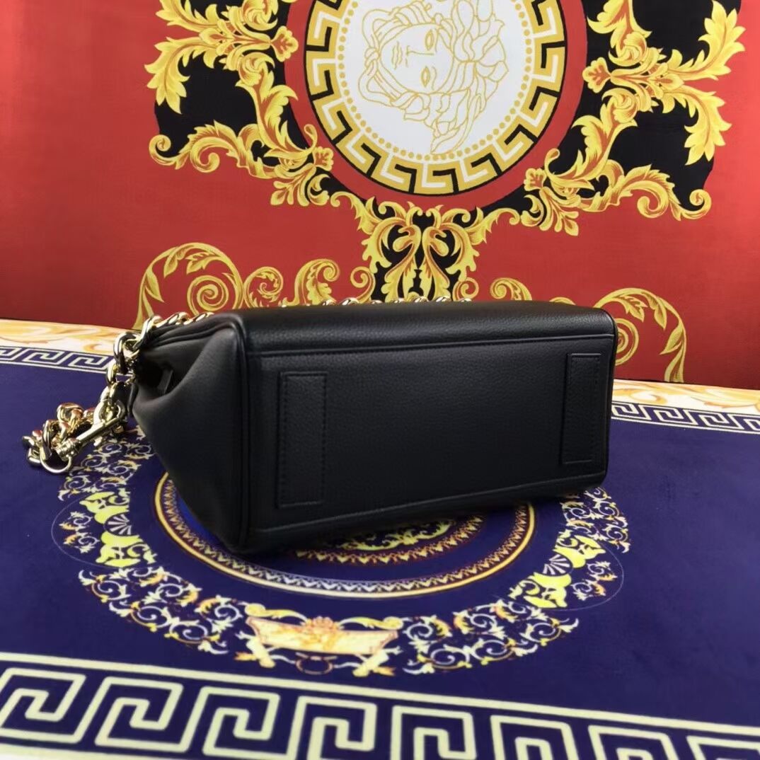 Versace Original medium Calfskin Leather Bag FS1041 black