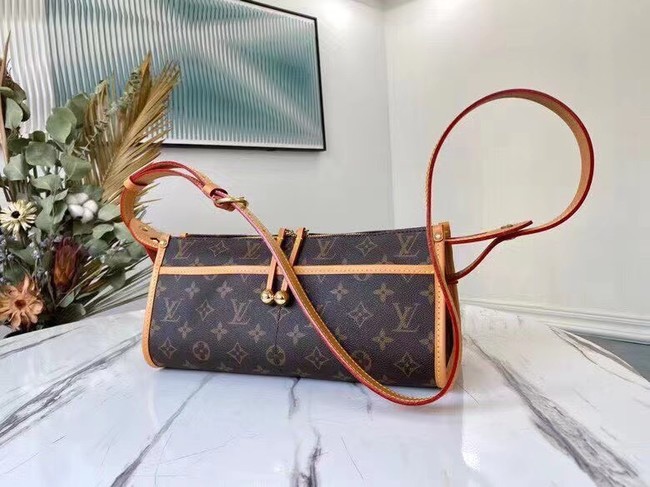 Louis Vuitton Monogram Canvas PALLAS Clutch Original Leather M40008