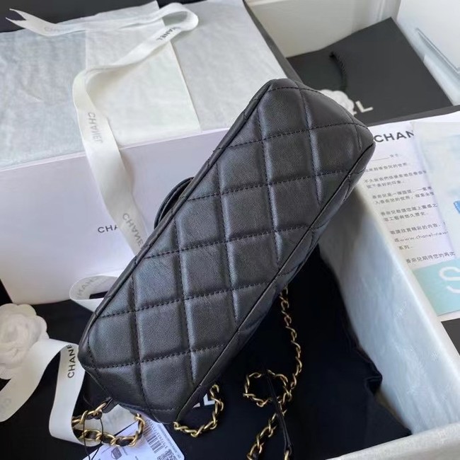 Chanel Flap Shoulder Bag Original leather AS2438 black